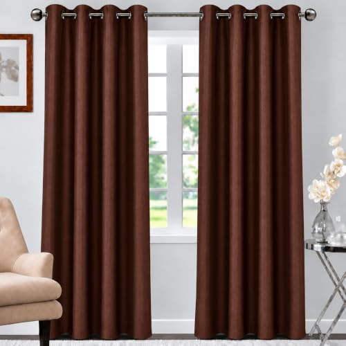 Best Curtain Sets: Festive Blackout vs Sheer 22 Amazon Brand - Solimo Polyester Room Darkening Blackout Door Curt...