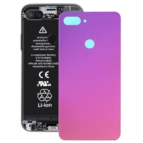 UFOM Cellphone Back Cover Battery Back Cover for Xiaomi Mi 8 Lite Phone Replacement Parts