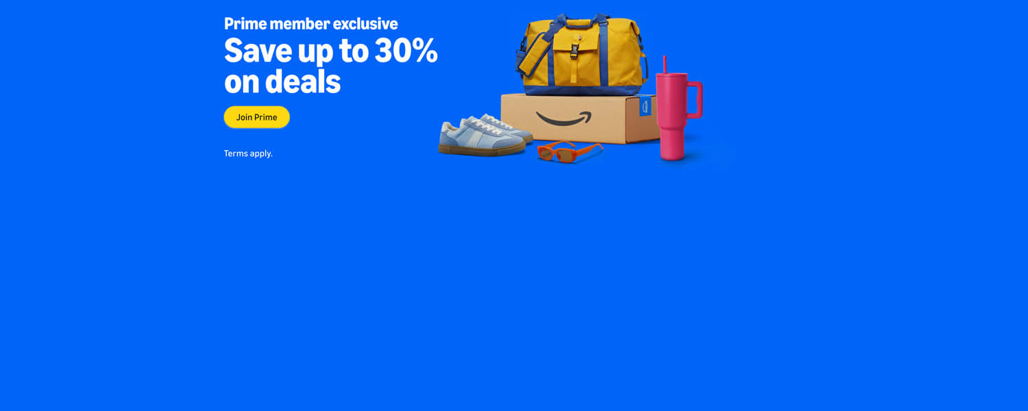 Save up to 30% off on Prime Exclusive Deals