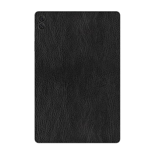 Image of Capes Tablet Skins Compatible with Samsung Galaxy Tab S9 FE Plus | Ultra-Thin Protective Film | Anti-Scratch Vinyl Decal Skin | Not Case /Cover (Black Leather, Back Skin)