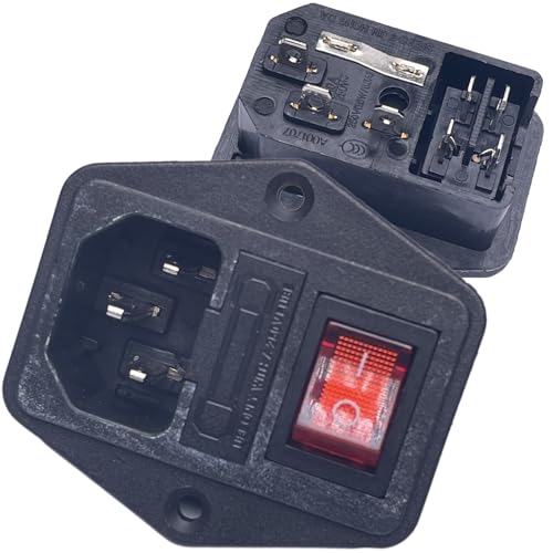 Cess CESS-PP(1*02 Ac Power Socket With Switch & Fuse & Lamp,Chassis/Panel Mount thumb #3