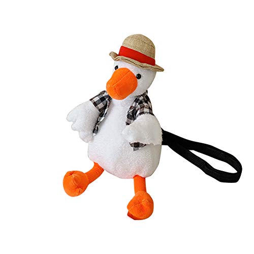 MeiLiu Cartoon Umhängetasche, Süße Ente Plüschtiere Schulter Umhängetasche, Frauen Mädchen Mode Rucksack Umhängetasche Handtasche Tasche Geldbörse Cover