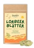Beachpeppers Lorbeerblätter 1A-Qualität 50 g Lorbeerblätter getrocknet | Lorbeer Blätter aus nachhaltigem Anbau aus Portugal | Gewürz Lorbeerblätter | Gewürzlorbeer in Lebensmittelqualität