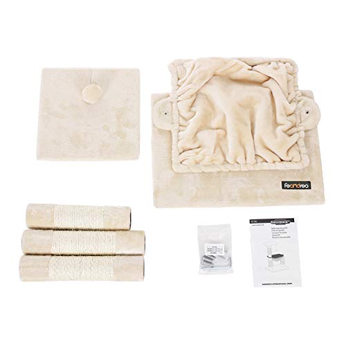 FEANDREA Tiragraffi Gatto Albero Tira Graffi Gioco...