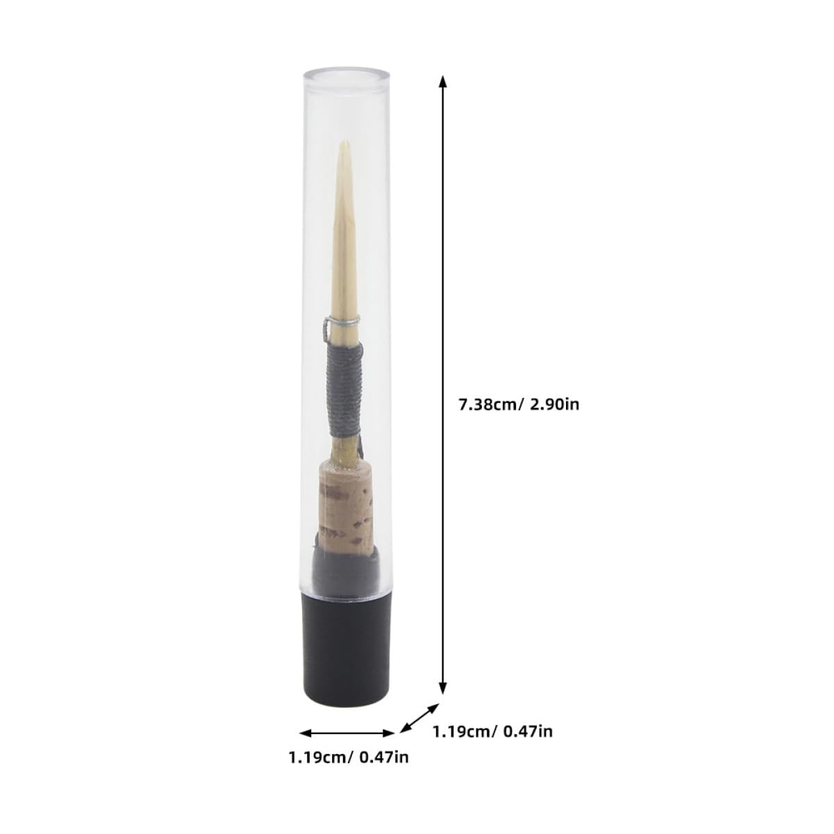 3 Cañas de Oboe de Caña Natural Negra para Principiantes, Repuestos de Accesorios para Instrumento de Viento, Compatibles Oboe, Ideales para Práctica y Actuaciones Musicales