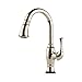 Brizo 64003LF-PN Talo Pullout Spray High-Arc Kitchen Faucet with Smarttouch Technology, Polished Nickel