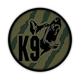 Copytec K9 Oliv grün Hundestaffel Polizei Bundeswehr Schäferhund Hund DSH Patch #16883