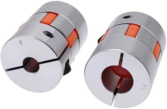 D30L40 6/6.35/8/10/12/14mm Stepper Electronic Starter Shaft Coupler Flexible Jaw Spider Plum Coupling Industrial Motors(8x10)
