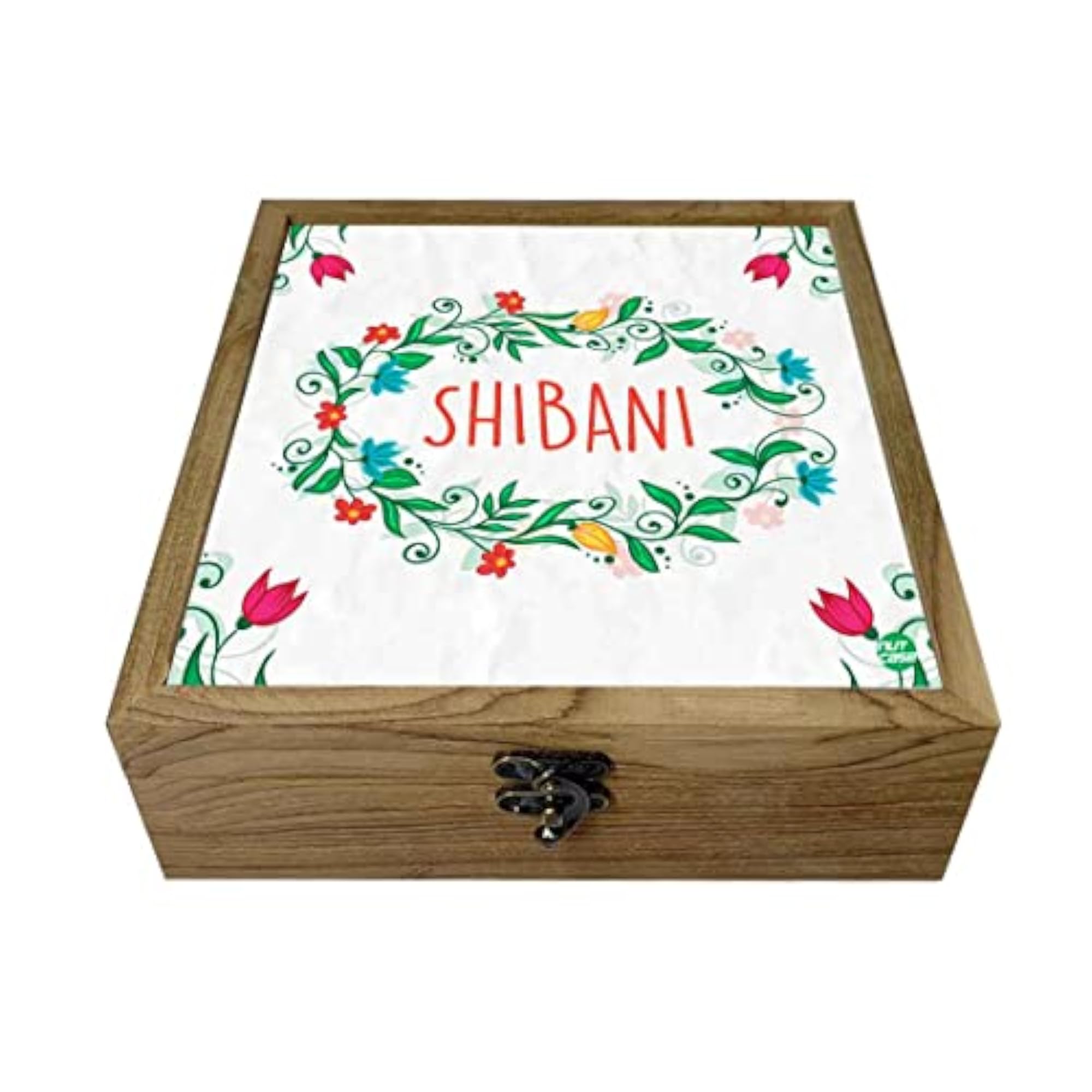 Personalized Wooden Jewellery Box Organizer, Keepsake Gift for Women