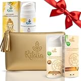 100 ml Crema Baba de Caracol 80% + Bálsamo Desmaquillante Ritalia® Pack Limpieza + Antiedad Mujer - Hidrata, Rejuvenece y Reduce Manchas Neceser Dorado de Regalo Ritual Facial Completo