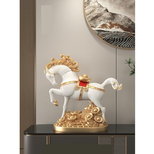 Statue de cheval créative objet déco pour salon et bureau - 5