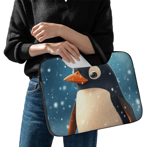 Bolsa de hombro para laptop impermeable 17 pulgadas miniatura 7