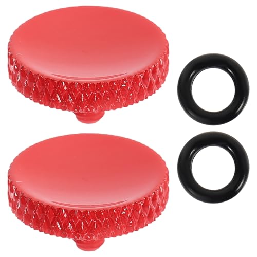 Botón disparador de cámara de aleación de aluminio con diseño de alta gama en color rojo