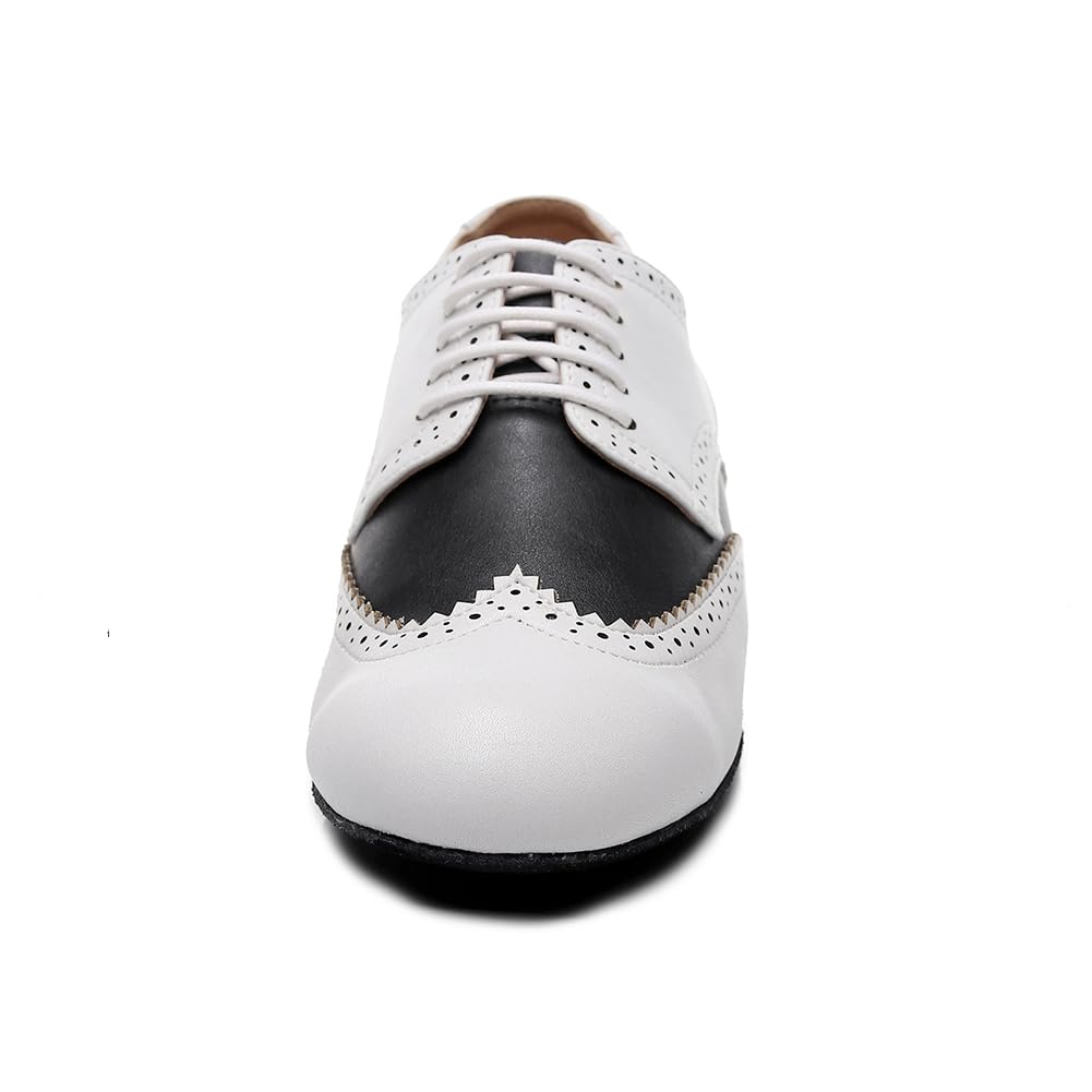 SWDZM Scarpe da Ballo Salsa Uomo Suola Scamosciato per Salsa Tango Jazz di Pratica di Danza Scarpe