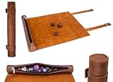Lore Tapis de Jeu en Forme de parchemin pour Jeux de dés et Jeux de rôle