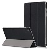 zukof Case for Samsung Galaxy Tab S6 Lite 10.4 Inch (SM-P620/P625/P610/P613/P615/P617/P619) 2024/2022/2020 Slim Stand Hard Back Shell Protective Cover Folio Case with Auto Wake/Sleep (Black)