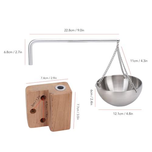 Cuenco Aromaterapia Sauna de Acero Inoxidable miniatura 7