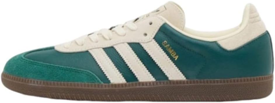 Adidas Samba OG Men's Shoes, Collegiate Green/Cream White/Gum, Size 5.5