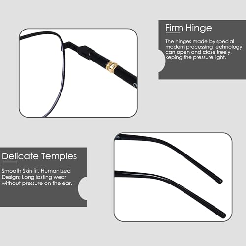 Image of CREEK Blue Light Blocking Blue Cut Zero Power anti-glare Aviator Frame for Eye Protection from UV by Computer /Tablet /Laptop /Mobile