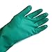Tripop Heavy-Duty Nitrile Gloves, Household Cleaning Gloves with Effective Resistance to Oil, Acid, Alkali & Solvent (Green, Large)