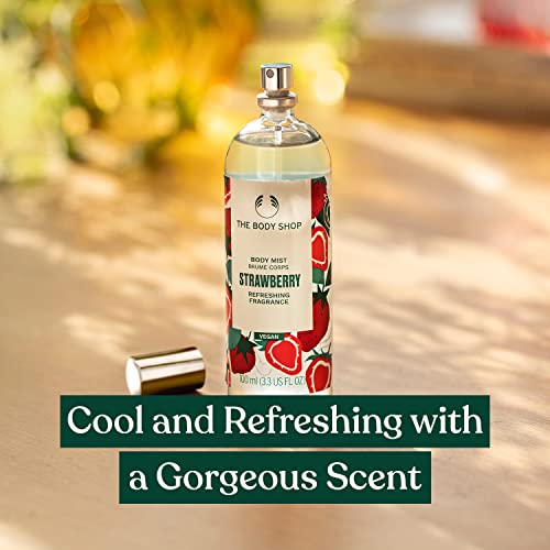 The Body Shop Strawberry Body Mist – Refreshes And Cools With A Sweet Fruity Scent – Vegan – 3.3 Oz #TOP1