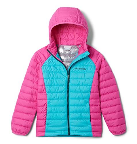 Amazon.com: Columbia Youth Girls Powder Lite Hooded Jacket, Geyser