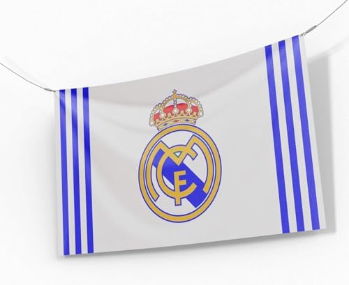 BPA® REAL MADRID FCFoot Ball Flag For Team Support And Fans Club(90X150)