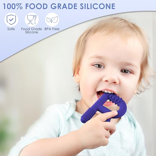 ERKOON Sensory Chew Toys for Autistic Children, 4 Pack Silicone Chewy Tube Oral Motor Tools for Sensory Kids with Autism, Biting, ADHD, SPD, Chewies with Special Needs, Teething Sticks Toys by ERKOON - Image 2