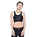 BaronHong Magic Velcro Brust Binder Kurz Korsett Tank Top für Tomboy Trans Lesben (schwarz, M)