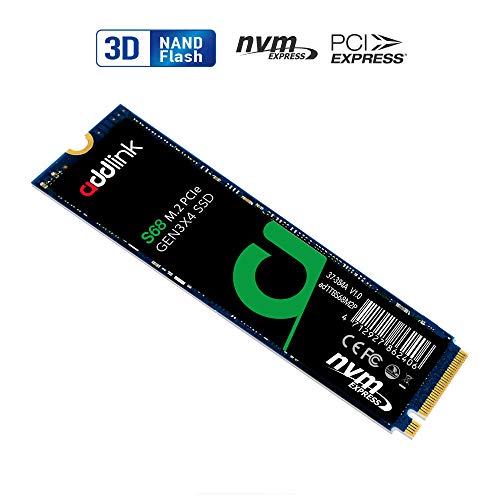 Preisvergleich Produktbild Addlink S68 256GB SSD NVMe PCIe Gen3x4 M.2 2280 Solid State-Laufwerk Interne bis zu 1700MB / s 1100MB / s