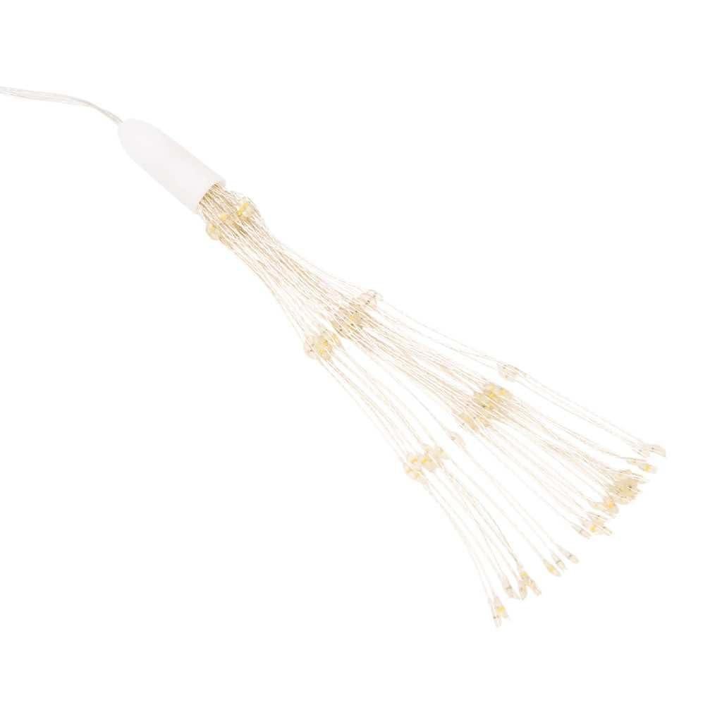 Luci Galassia con Telecomando Timer IP44 Impermeabile per Esterni e Interni, 35 Fili 140 LED Bianco Freddo, 8 Effetti Luminosi, 4 Luci Natalizie con Telecomando, Decorazioni
