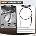FQRANBO SSC13419 19FT Mechanical Rack & Pinion Steering Cable, Back Mount Rack Single Cable Compatible with Seastar SH5210P, SH5230P, SB39526P, SB39544P (NFB), Fits for SS14115 SS15115