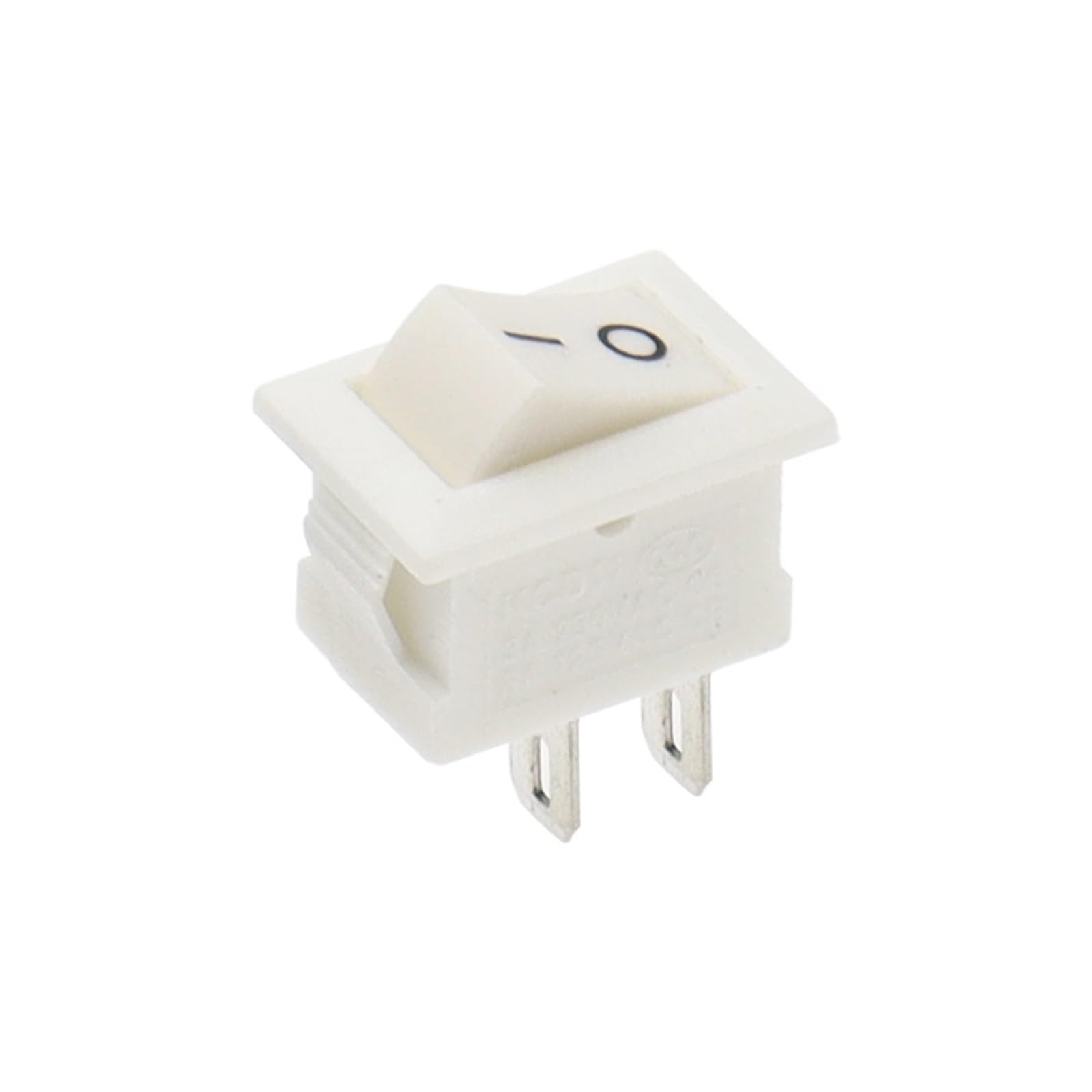 Interruptor basculante KCD11 blanco mini boton ON-OFF de 2 pines 10x15mm 8