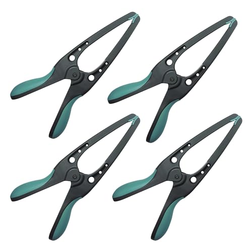 wolfcraft 4 pinzas con mordazas acabadas en punta PRO 70 I 8643000 I Pinza de precisión para trabajos delicados, perfecta para proyectos de bricolaje y modelismo