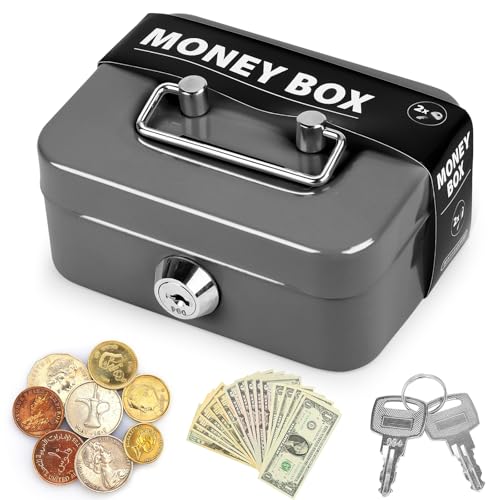 Elegant Steel Cash Box