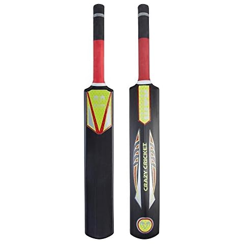 Ram Cricket | Crazy Cricket Bats | 6 For All ages | Strong Plastic Construction (6) Cover