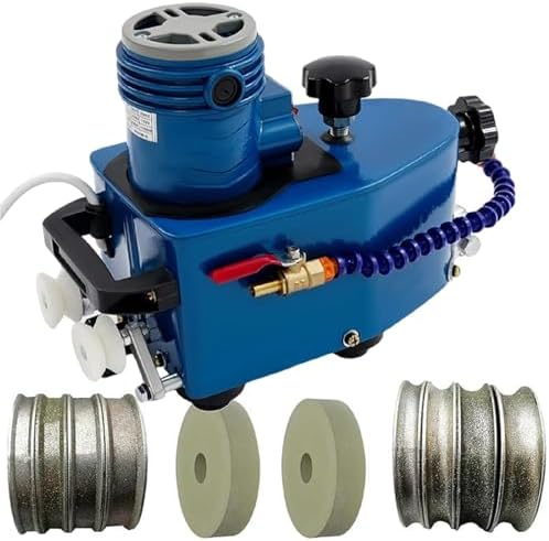 850W Portable Glass Edger & Grinder Tool, 8000 RPM Handheld Electric Grinding Machine for Flat, Curved, and Rounded Corners – Ideal for DIY Glass Projects