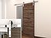TMS 6 Foot Stainless Steel Country Sliding Barn Wooden Door Hardware Track Set