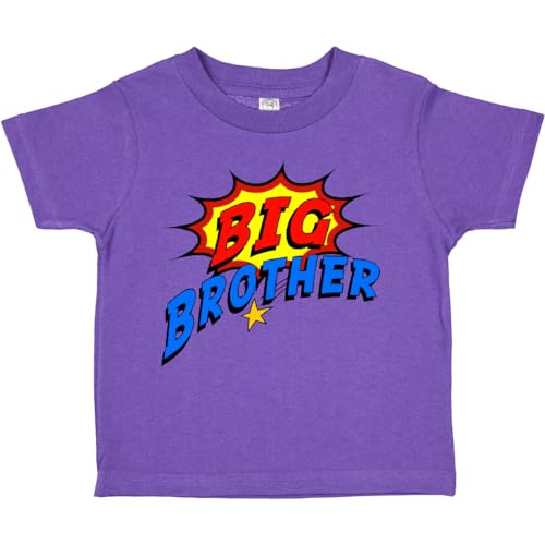 inktastic Big Brother Superhero Toddler T-Shirt 4T Purple 233dc