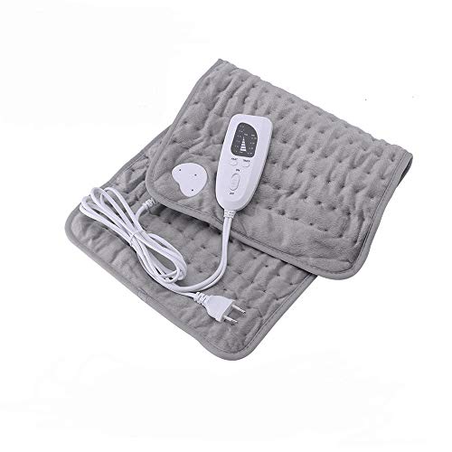 Youool manta electrica lumbar,Almohadilla Eléctrica Térmica Lumbar,6 Niveles de Temperatura, Alivia Dolor Muscular de Lumbar Espalda y Cuello, 60 x 30cm