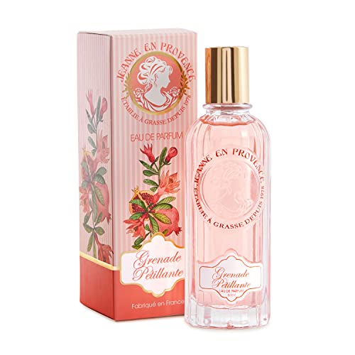 JEANNE EN PROVENCE - Parfum Femme Grenade Pétillante - Eau de parfum - Flacon Vaporisateur 60 ml - Fabriqué en France à Grasse