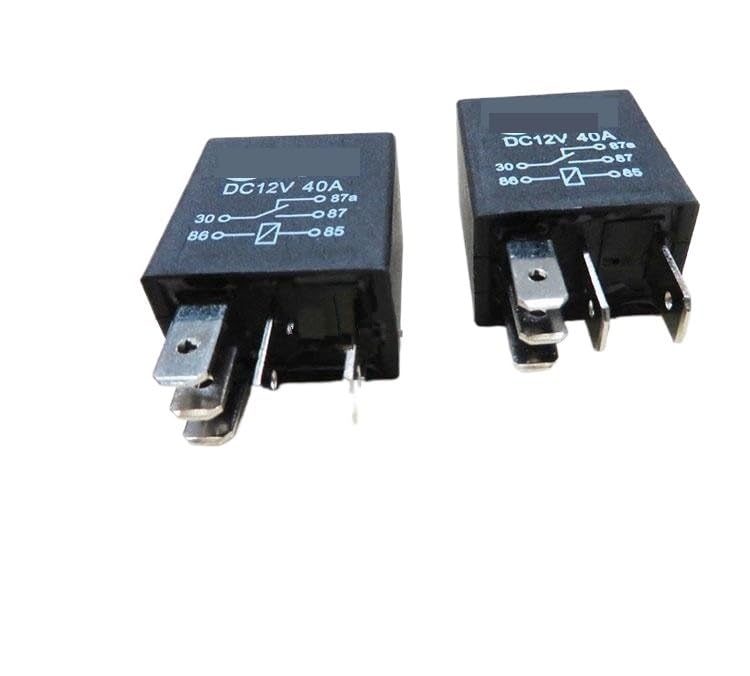 4PCS Auto Car Truck SPDT Single Pole Double Throw Relay 5 Pin 40A DC 12V 24V FM-5(DC12V)