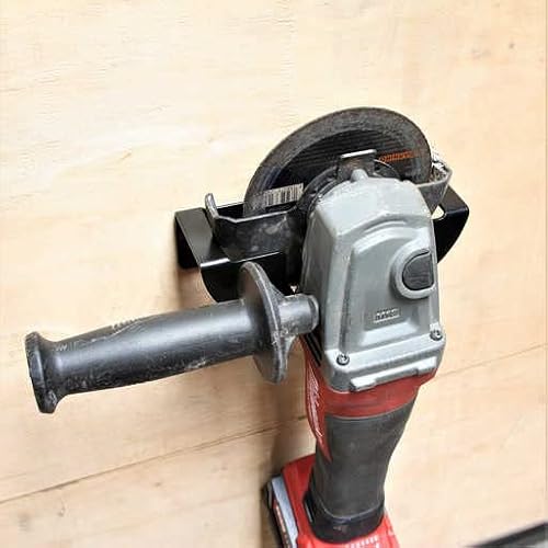 Black Angle Grinder Holder Tool Wall Mount Bracket For 5Inch Grinder #TOP2