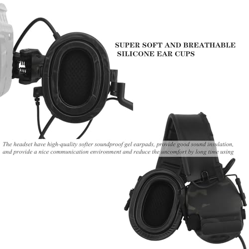 Casque tactique airsoft complet pour jeu de rôle militaire - 6