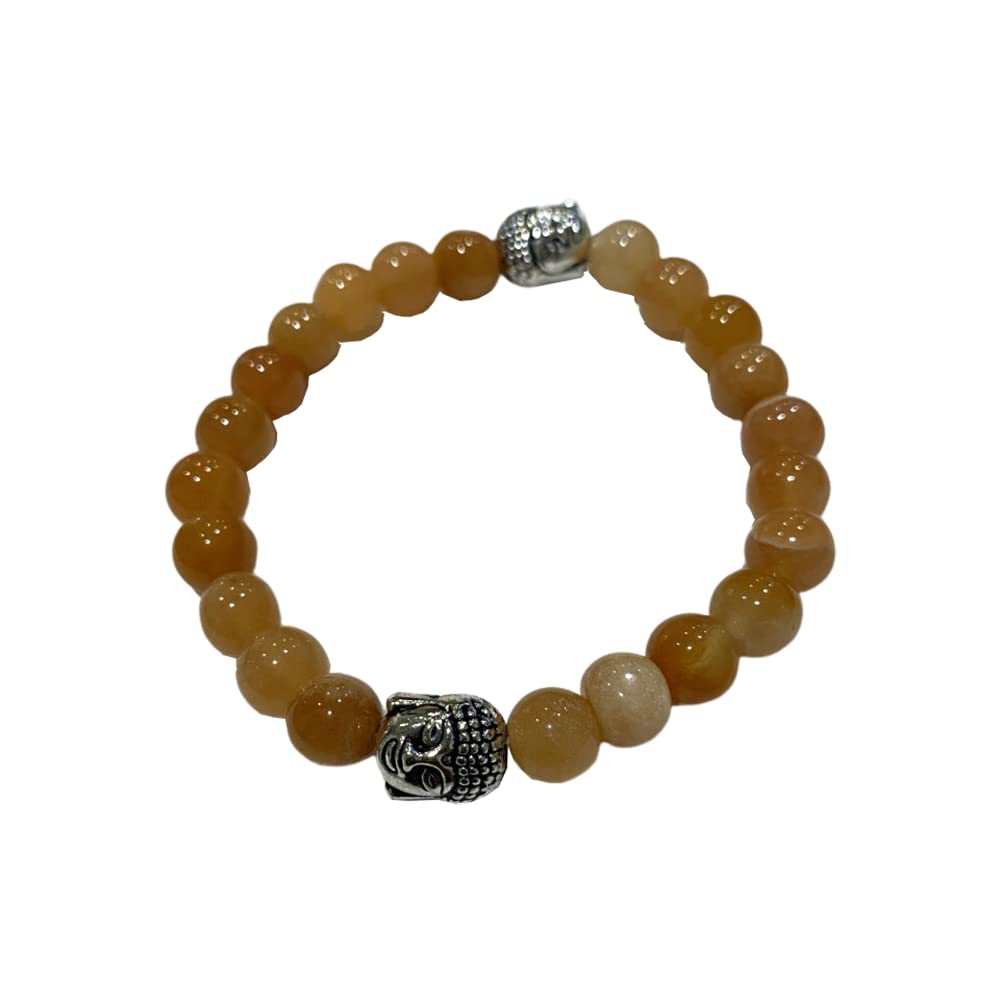 VIE Chakra Buddha Bracelet, Red Aventurine