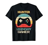 Hunter Name Gift - Personalized Legendary Gamer T-Shirt