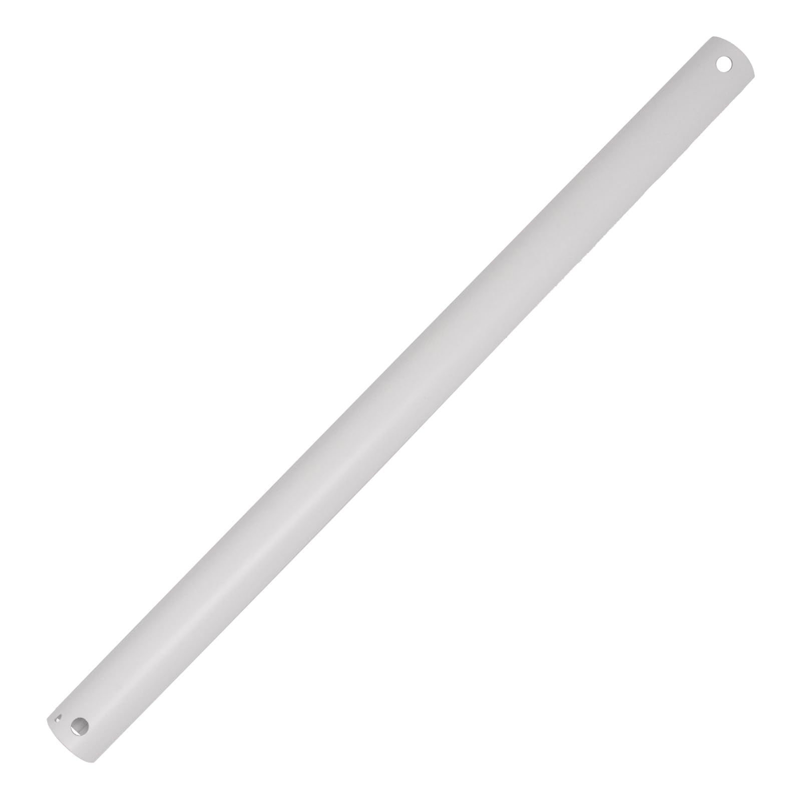 16 Inch Ceiling Fan Extension Rod, 1 Inch Outside Diameter Not Threaded Ceiling Fan Downrod for a Wide Range of Fans (White)