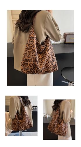 Bolso Tote de Estampado Leopardo para Mujer miniatura 4