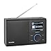 Produktbild TechniSat DIGITRADIO 217  Kompaktes und tragbares DAB+ Digitalradio (UKW Radio, Farbdisplay, Bluetooth, Direktwahltasten, Netz- und Batteriebetrieb, 2 Weckzeiten, Favoritenspeicher) schwarz