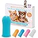 犬 猫 歯磨き 指サック 歯ブラシ 磨きやすい指サック型 シリコン ペット用品 歯磨き粉 歯磨きガム 歯磨き粉 犬歯磨き
